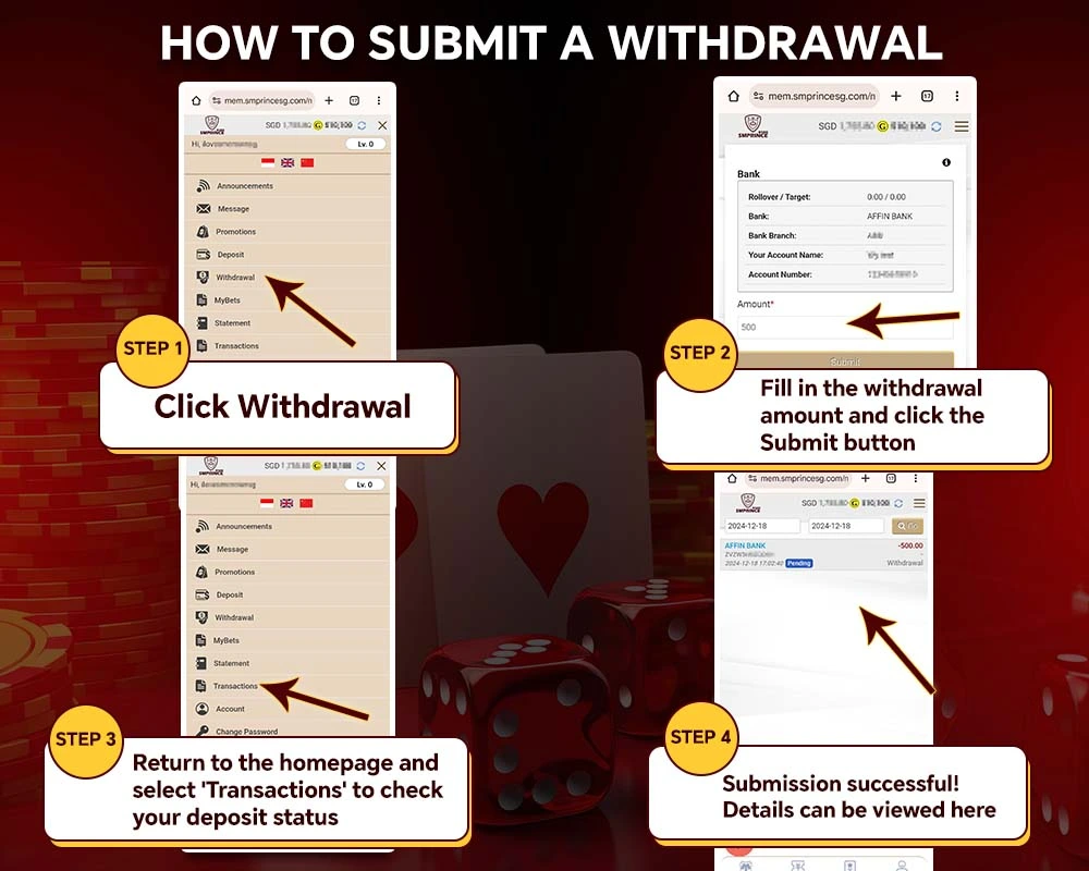 Withdrawal guide
